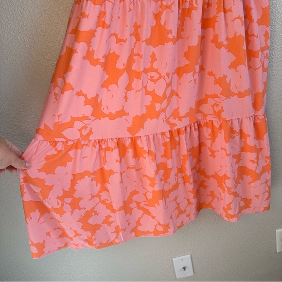 Sanctuary Social Standard Tiered Smocked Back Maxi Dress Women’s Size Medium - Picture 4 of 9